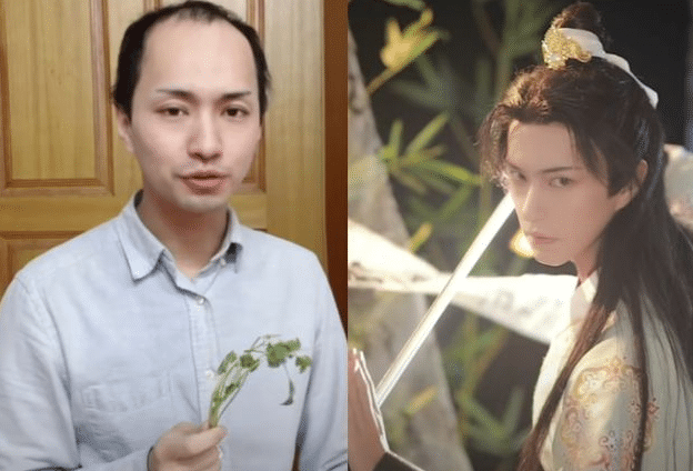 楚淇變裝前后對比
