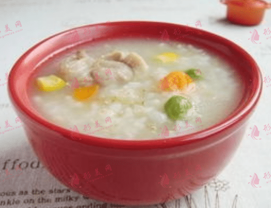豬肉雞蛋粥