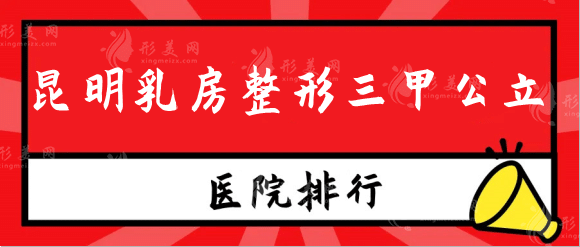 昆明乳房整形三甲公立醫(yī)院排名更新！實(shí)力PK，附價(jià)格表~