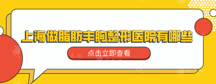 上海做脂肪豐胸整形醫(yī)院有哪些？醫(yī)院排名全新出爐，當(dāng)?shù)厝肆λ]