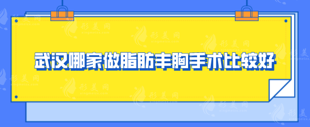 武漢哪家做脂肪豐胸手術(shù)比較好？五家口碑機(jī)構(gòu)等你來選