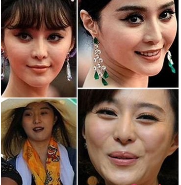 現(xiàn)雙下巴 這些女星的顏值扛不住了 - 珍美網(wǎng)